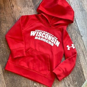 Boys Under Armour Wisconsin Badgers Sweatshirt